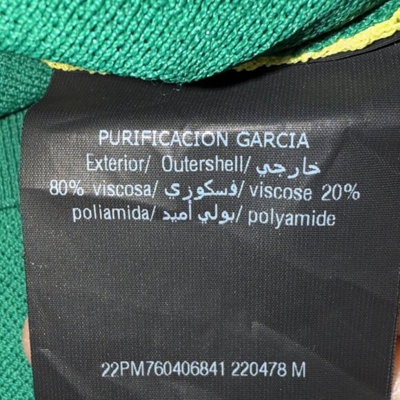 Purificacion Garcia Blouse Color block Designer Career Size Medium - Picture 6 of 7